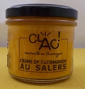 Tartinable apéritif Bio  Crème de Potimarron au Salers