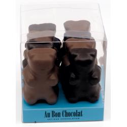 Oursons guimauve vanille chocolat France noir 69% et France lait 36%