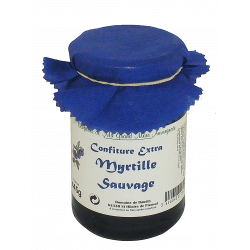 Confiture de Myrtilles sauvages 370gr