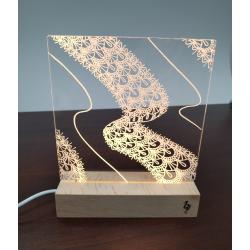 Lampe Bureau USB  Ruban de Dentelle