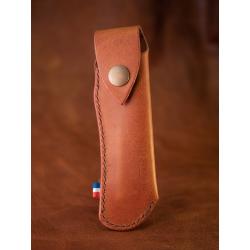 Le Roger [étui pour couteau Laguiole 12cm] Cognac