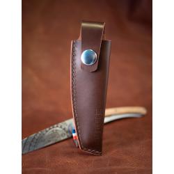 Le Antoine [étui pour couteau Deejo 37g 11cm] Marron foncé