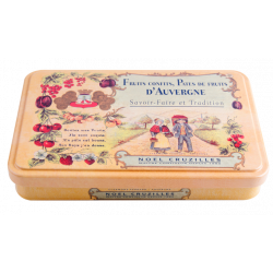 Pâtes de Fruits, demi boîte métal 330gr