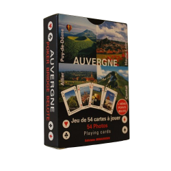 Jeu de 54 cartes Auvergne