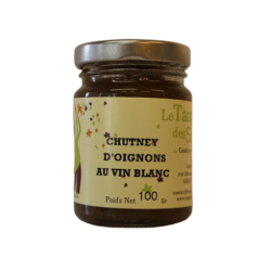 Chutney d'oignons au vin blanc