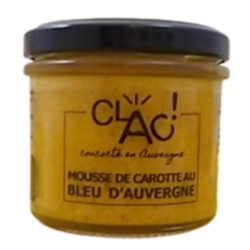 Tartinable apéritif Bio "Mousse de Carotte au Bleu d'Auvergne"