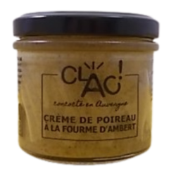 Tartinable apéritif Bio Crème de poireau à la Fourme d'Ambert