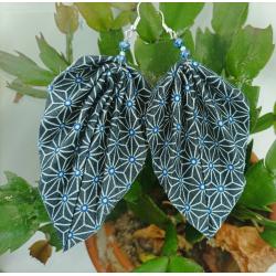 Boucles d'oreilles  origamis papillon