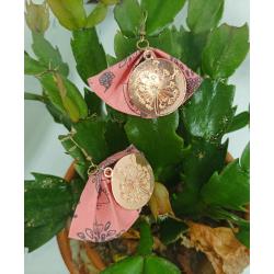 Boucles d'oreilles  origamis papillon