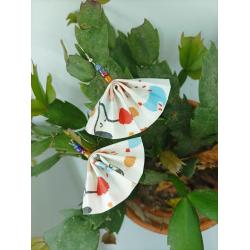 Boucles d'oreilles  origamis papillon