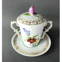 Tasse à chocolat meissen