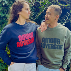 SWEAT AUBIERES - SERIGRAPHIE AMOUR AUVERGNE