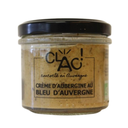 Tartinable apéritif Crème d'aubergine au bleu d'Auvergne