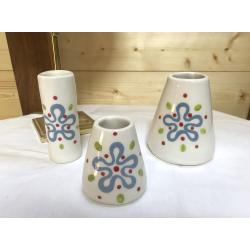 Vases motif bleu avant