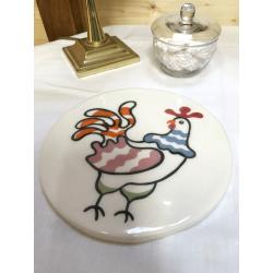 Dessous-de-plat poule coq