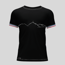 T-shirt de sport Made In France  L'Auvergnat Noir (H)